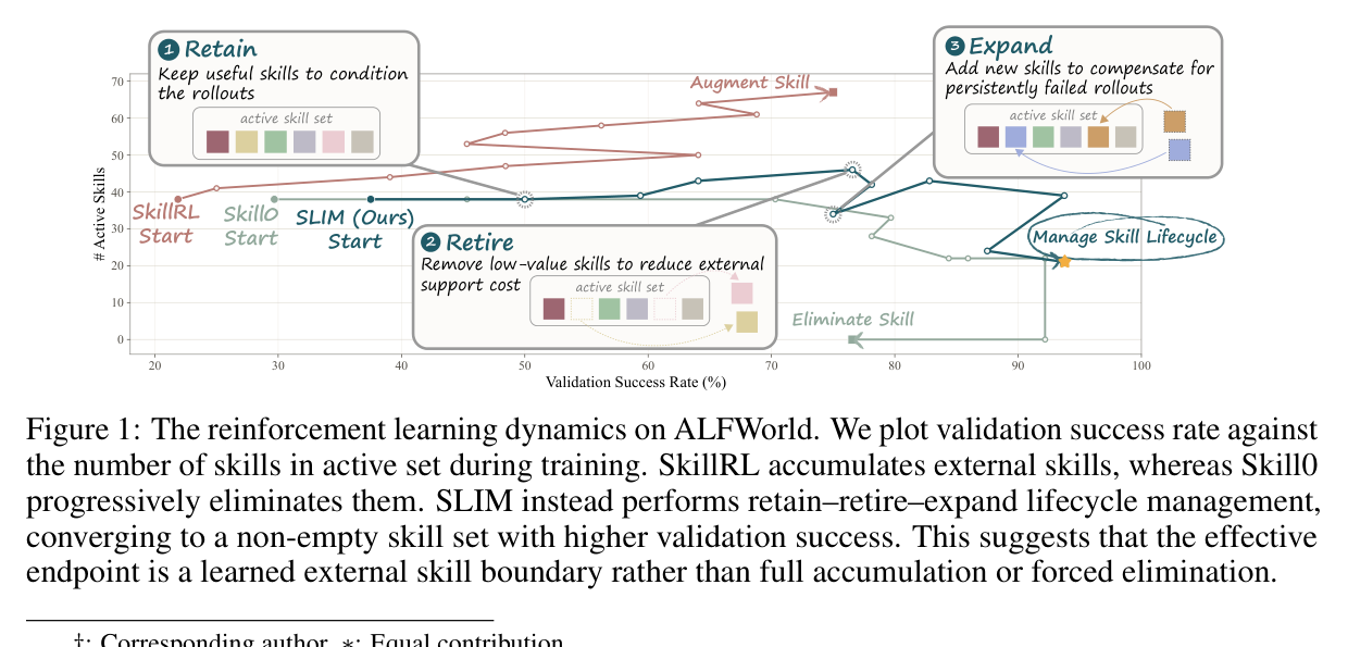 Figure 1: Non-monotonic skill trajectory